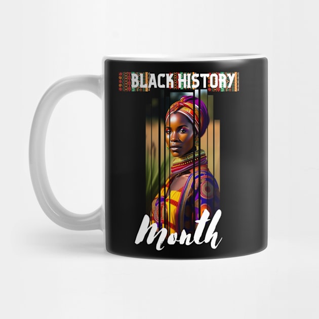 Black history month cute graphic design artwork by Nasromaystro